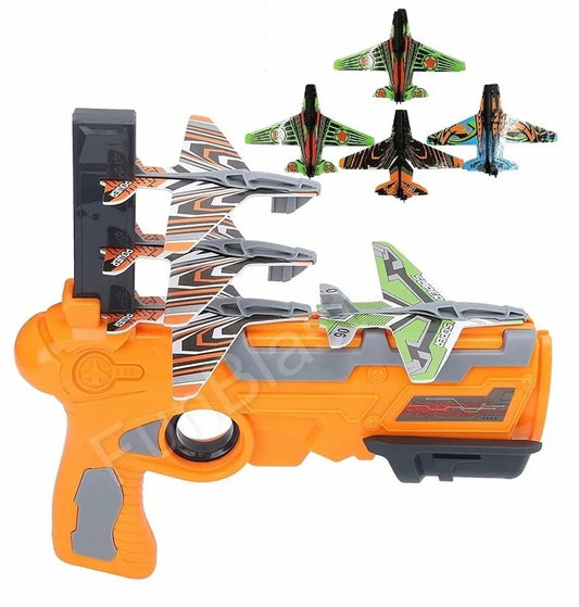 Bubble Plane Launch Gun Children's Outdoor Gliding Toy ✅