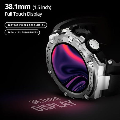 Firebolt Assoult Rugged design meets smart performance. Featuring a large HD display, Bluetooth calling.