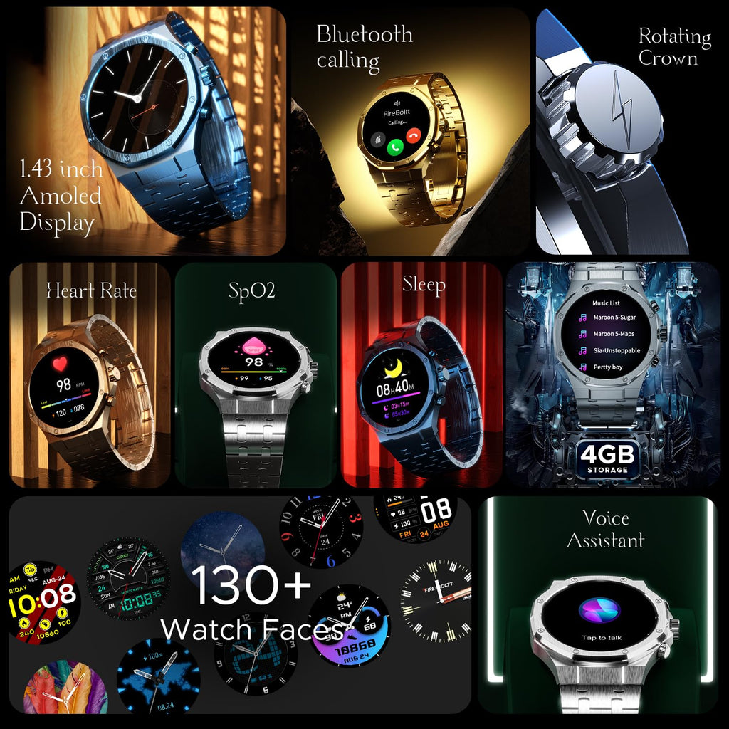 Fire-Boltt Lux Royale Smartwatch with Bluetooth Calling