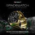 Fire-Boltt Spacewatch | Stainless Steel Bluetooth Calling Watch| 1.43″ AMOLED