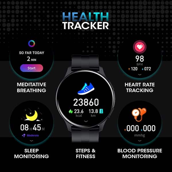 Fire-Boltt Invincible Plus 1.43″ Premium Smartwatch
