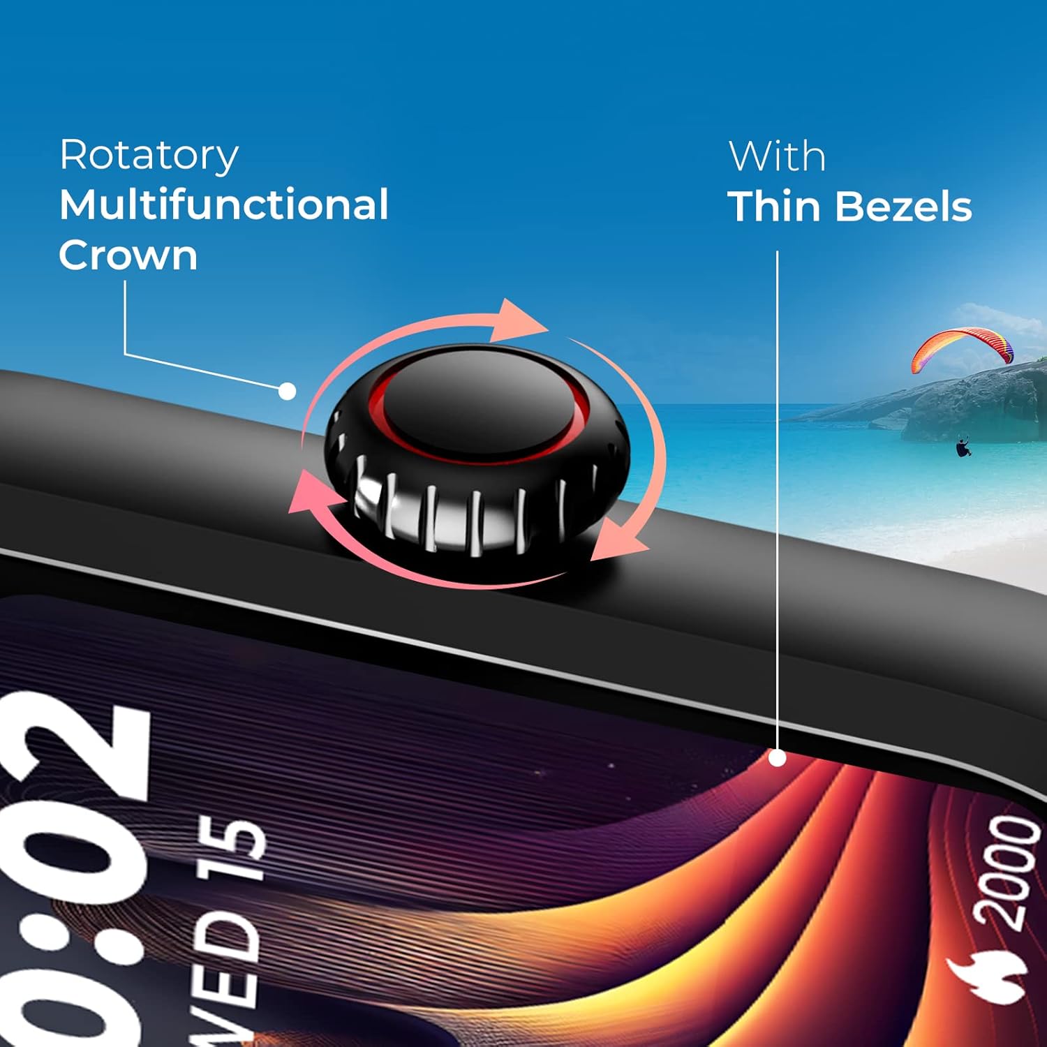 beatXP Marv Raze Fitness Smartwatch with 24×7 Health Monitoring | Bluetooth Calling & Health Tracker