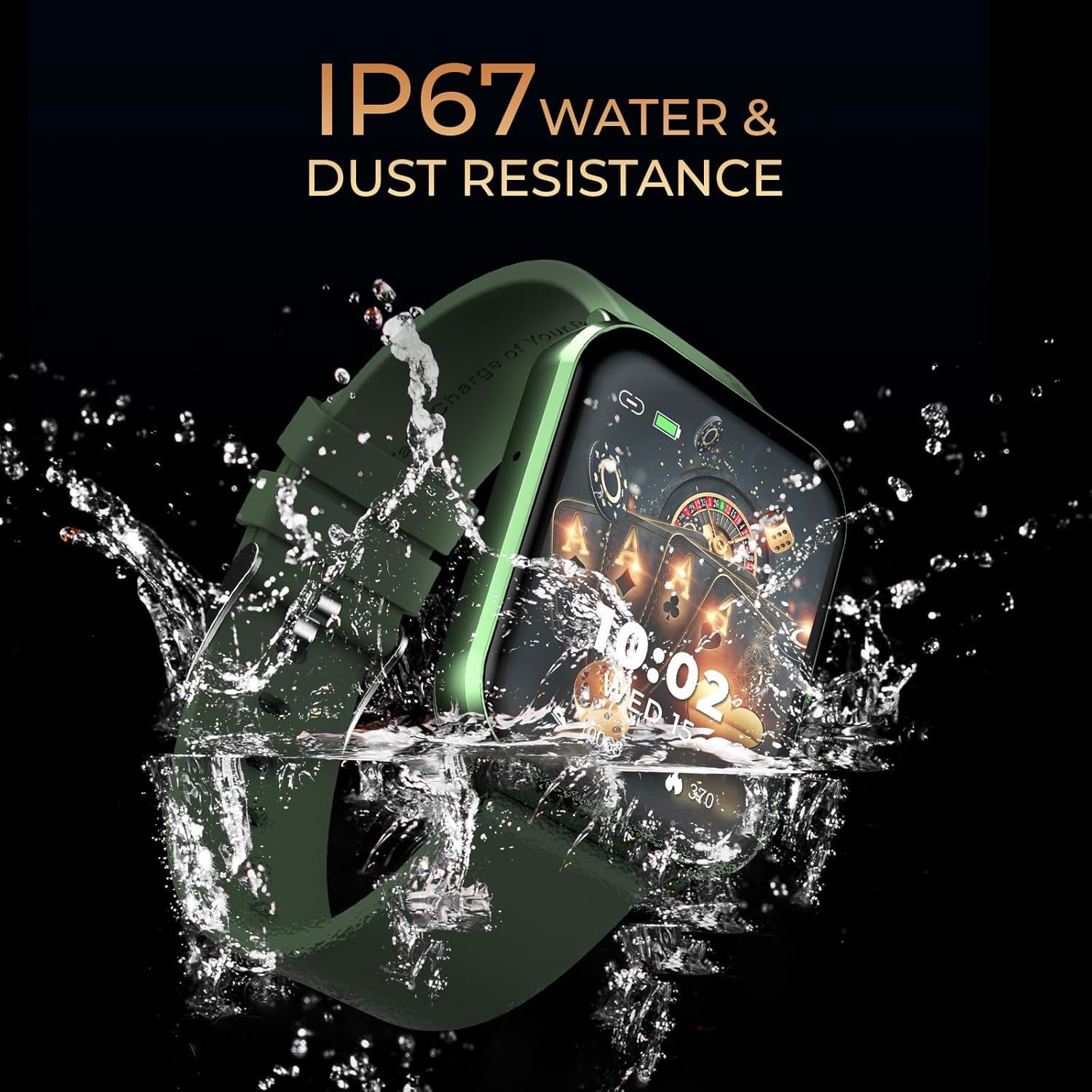 beatXP Marv Ace | HD Display & 100+ Sports Modes | with SpO₂ Monitor