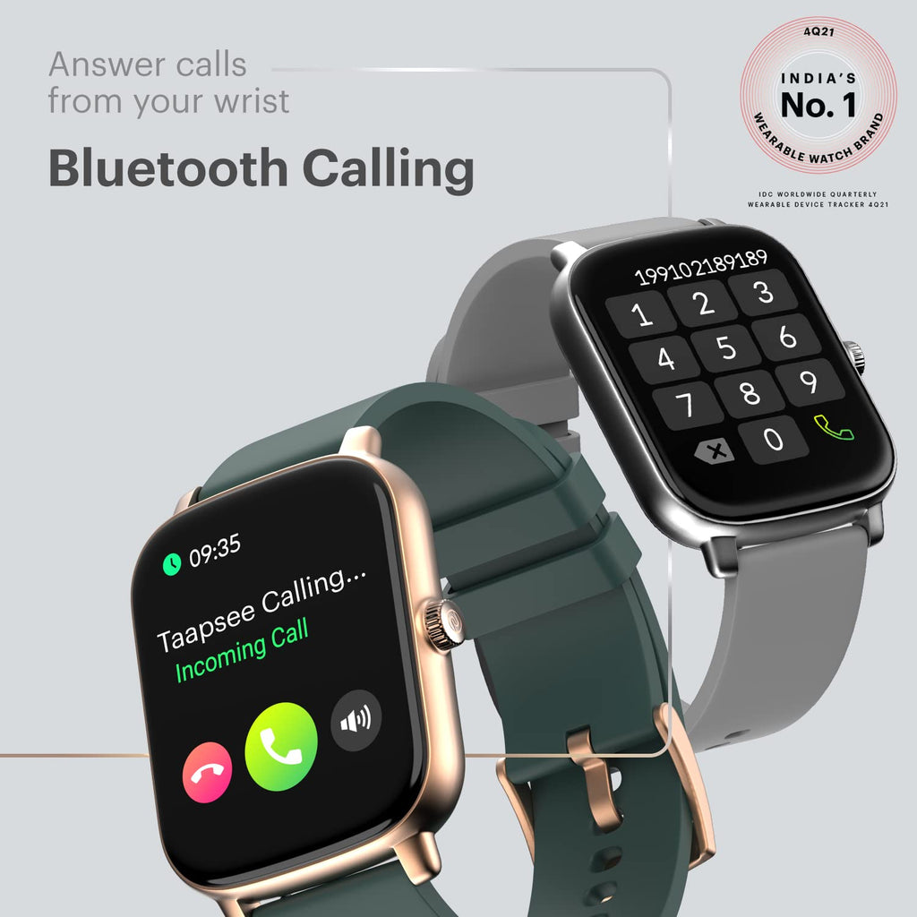 Noise Icon Buzz Smartwatch – 1.69″ Display & Health Tracker| BT Calling & 100+ Sports Modes