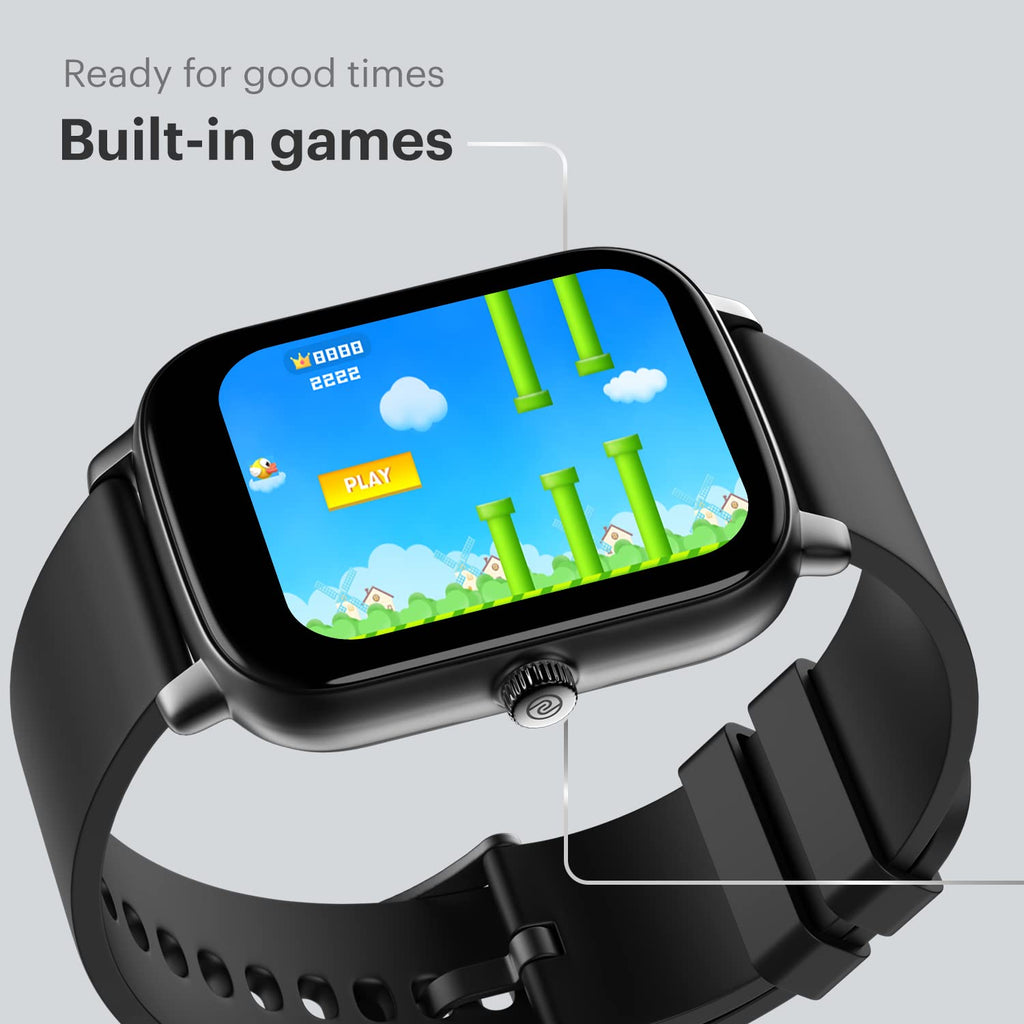 Noise Icon Buzz Smartwatch – 1.69″ Display & Health Tracker| BT Calling & 100+ Sports Modes