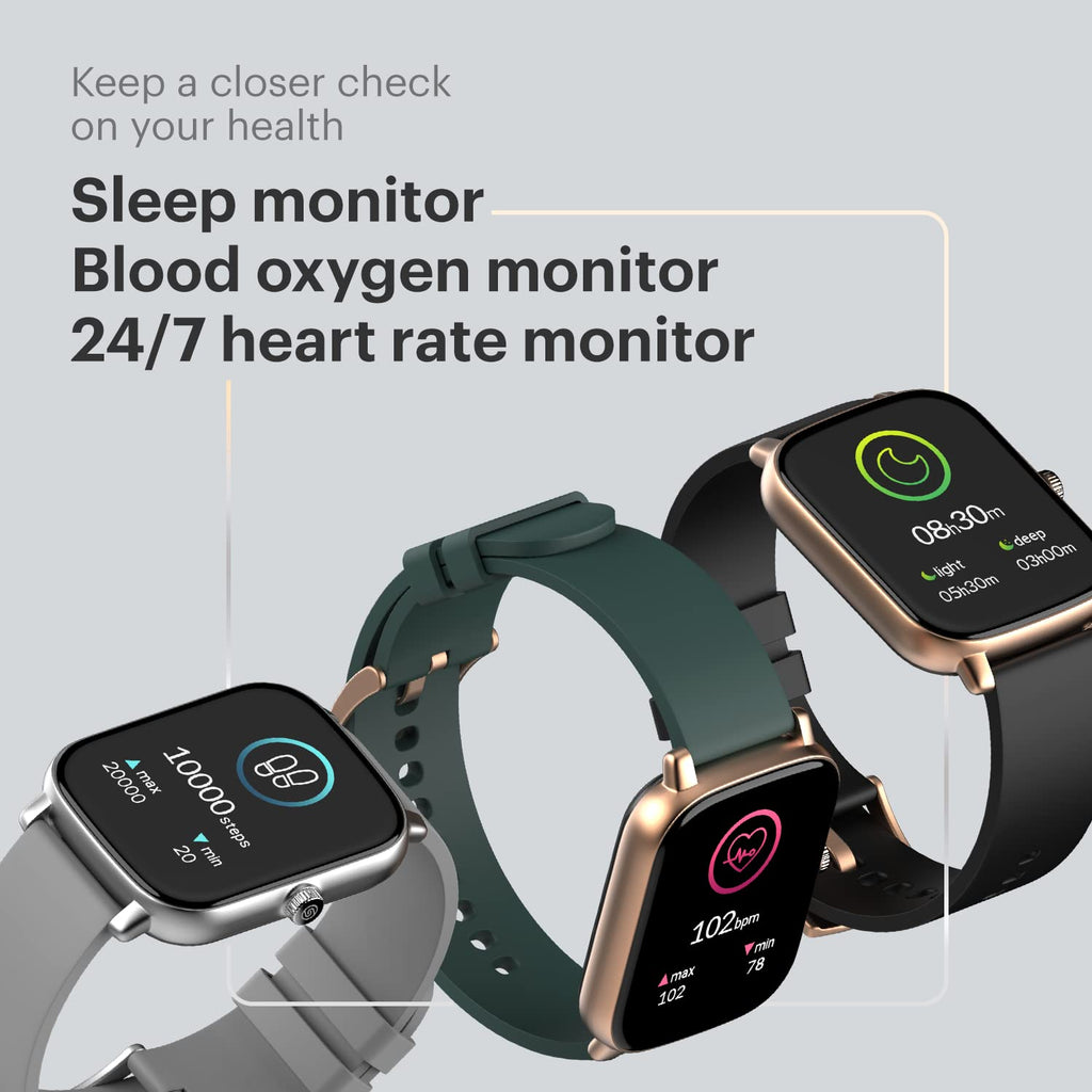 Noise Icon Buzz Smartwatch – 1.69″ Display & Health Tracker| BT Calling & 100+ Sports Modes