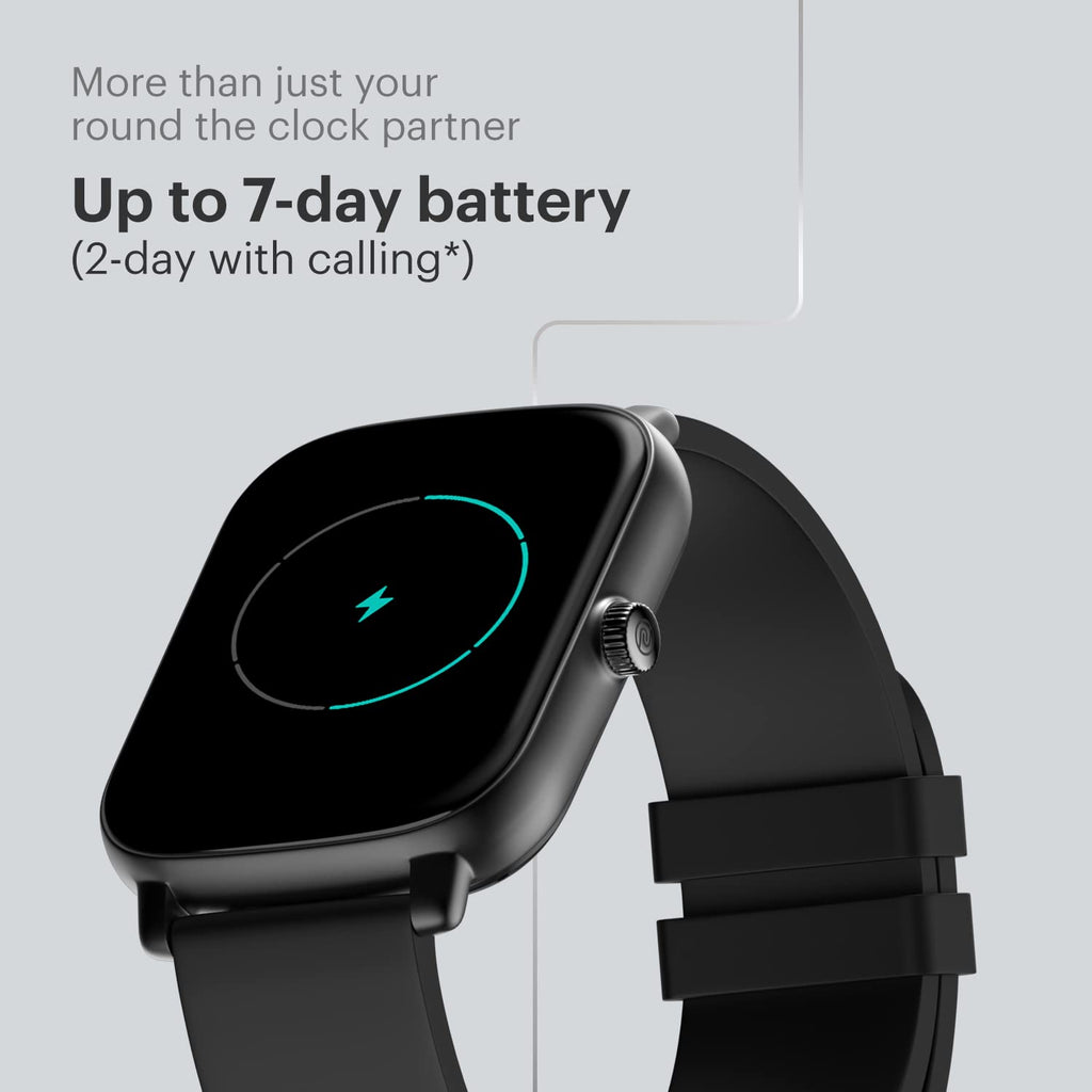 Noise Icon Buzz Smartwatch – 1.69″ Display & Health Tracker| BT Calling & 100+ Sports Modes