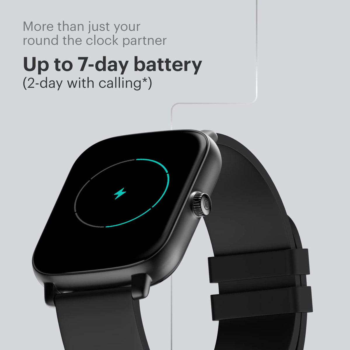 Noise Icon Buzz Smartwatch – 1.69″ Display & Health Tracker| BT Calling & 100+ Sports Modes