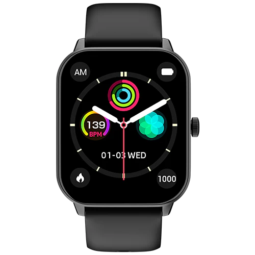 Noise ColorFit Qube | 1.4″ Touch Display | Fitness & Smart Alerts – Heart Rate + Sports Modes